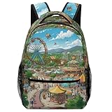 Grande capacité : Deux poches latérales et un compartiment principal spacieux. Suffisamment grand pour transporter les affaires nécessaires à vos enfants.