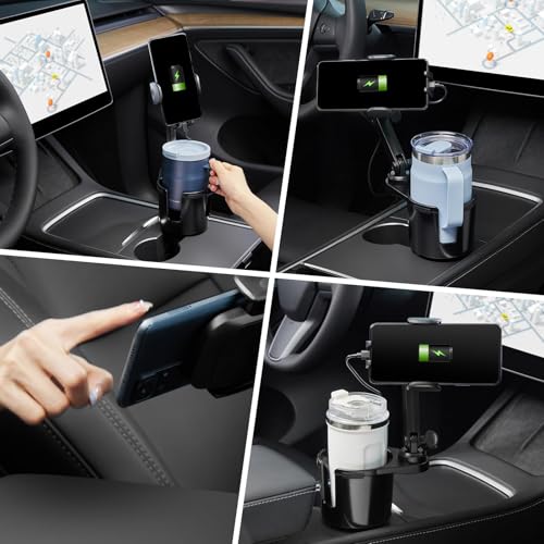 This Hill CE05014BK-1 3-In-1 Car Wireless Charger Cup Holder thumb #5