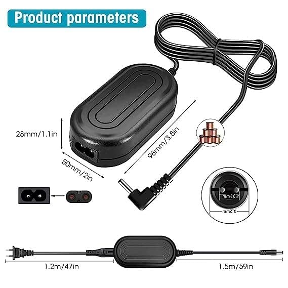 Image of Continuous Power Supply LP-E10 Camera Dummy Battery for Canon EOS T6 T5 T3, Kiss X50 X70 X80 X90, EOS 1100D 1200D 1300D 1500D 2000D Digital Camera (Replacement for LP-E10)