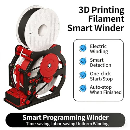 Enrouleur de bobine de filament 3D électrique automatique anti-emmêlement - 3