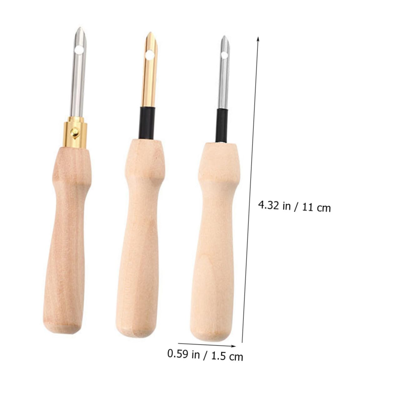 STOBOK 15stücke Punch Nadeln Handwerkliche Sticknadeln Für Stickerei Geeignet Für Stoffe Für Kreative Projekte Und Freizeitgestaltung