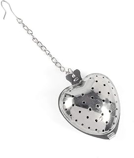 Stainless Steel Love Heart Tea Infuser Strainer Filter for Kitchen Living Room Office, Cute Appearance