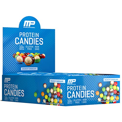 MusclePharm Protein Candies, 10g Protein, Crunchy Chocolate, 1.8 Ounces - Pack of 12 - Thumbnail 4