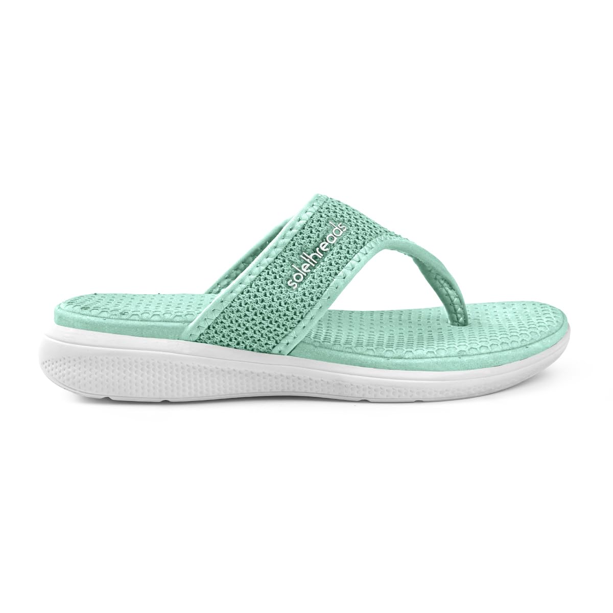 SOLETHREADS GRACE T Flip Flops for Women | Stylish | Comfy | Super soft | Ultra-Light | Phylon | Slippers | Flip Flops for Women|MINT GREEN|UK 8 (B0D451YFNK) Amazon Price History, Amazon Price Tracker