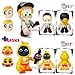 Set 12 pcs Inspired by Game Five Night at Freddys Toys | Mini Figures Collection with Masks | FNAF Action Figure [Rockstar Bonnie, Montgomery Gator, Chica, Human Security, Radioactive Foxy etc.]