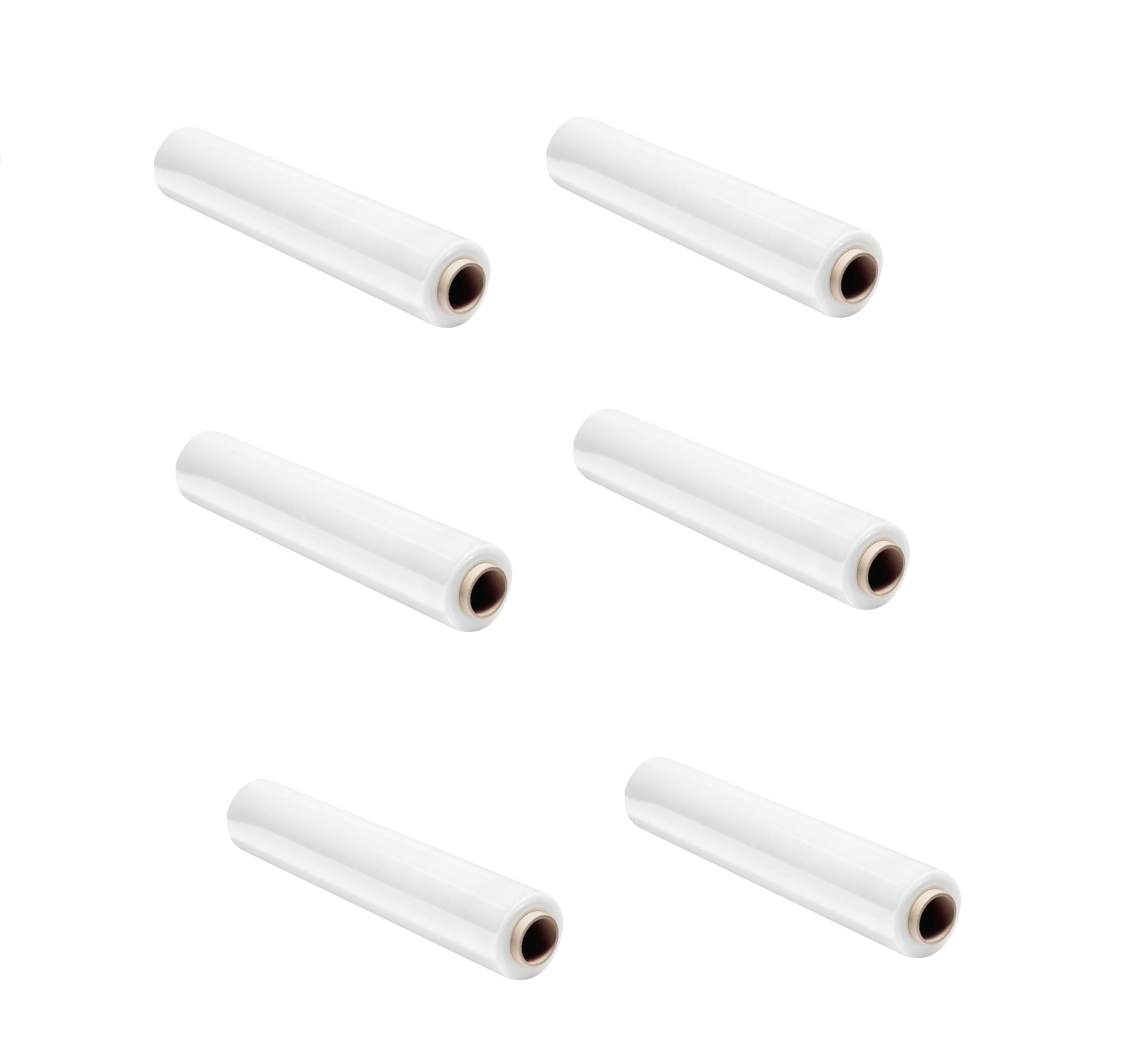 Rotolo Di Pellicola Estensibile Manuale | Bianco 1.8 Kg, Altezza 50 Cm | Per Imballaggi E Spedizioni - Foto 2