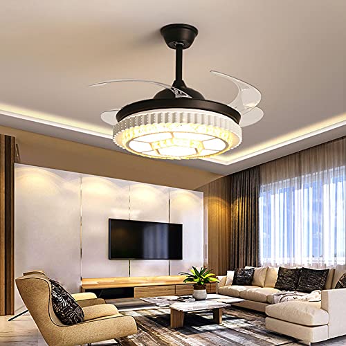 Ventilateur de plafond LED 48W avec télécommande et éclairage variable - 3