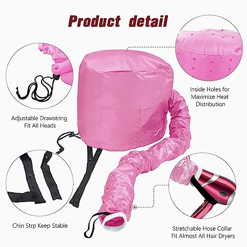 USTNIR 1 Pezzi Caschi per l'asciugatura,Cappuccio