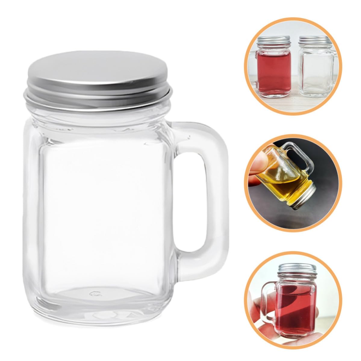 16 Stück Nachfüllbare Parfümflasche 60ml aus Glas und Aluminium