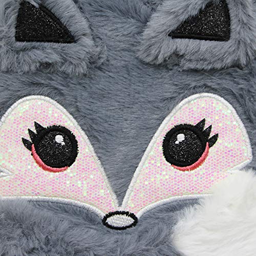 Bolley Joss Lovely Animals Notebook Kids Plush Diary For Girls Teens Fuzzy Journal Writing Pad A5 Lined 160 Pages #TOP1