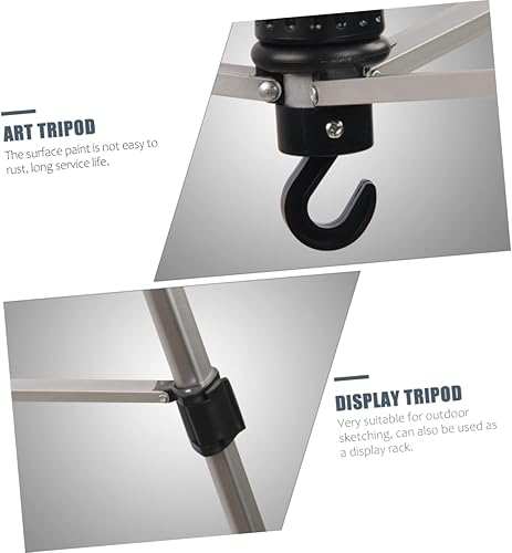 Miniatura 7 de VILLCASE Caballete profesional trípode pantalla trípode pintura soporte profesional pintura estante dibujo manivela tablero de dibujo soporte de