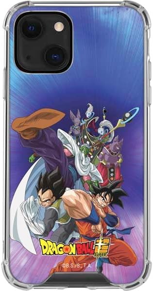 Skinit Clear Phone Case Compatible with iPhone 13 - Officially Licensed Dragon Ball Super Goku Design