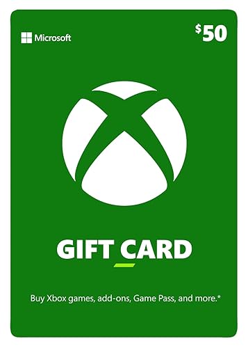 Crocs Xbox 360 : une collaboration inattendue pour les 20 ans des consoles 11 Microsoft Xbox $50 Gift Card (Physical Delivery)