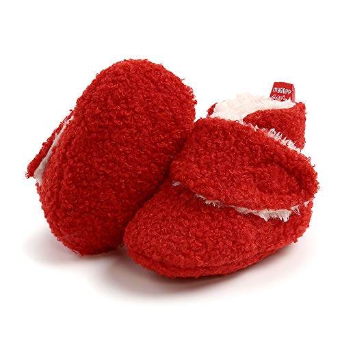 Image of Ohwawadi Infant Baby Slippers Girls Boys Booties Warm Baby Socks Shoes Newborn Crib Footwear Prewalkers