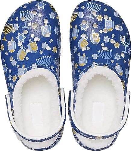 Image of Crocs Women's Classic Holiday Lined Fuzzy Clogs