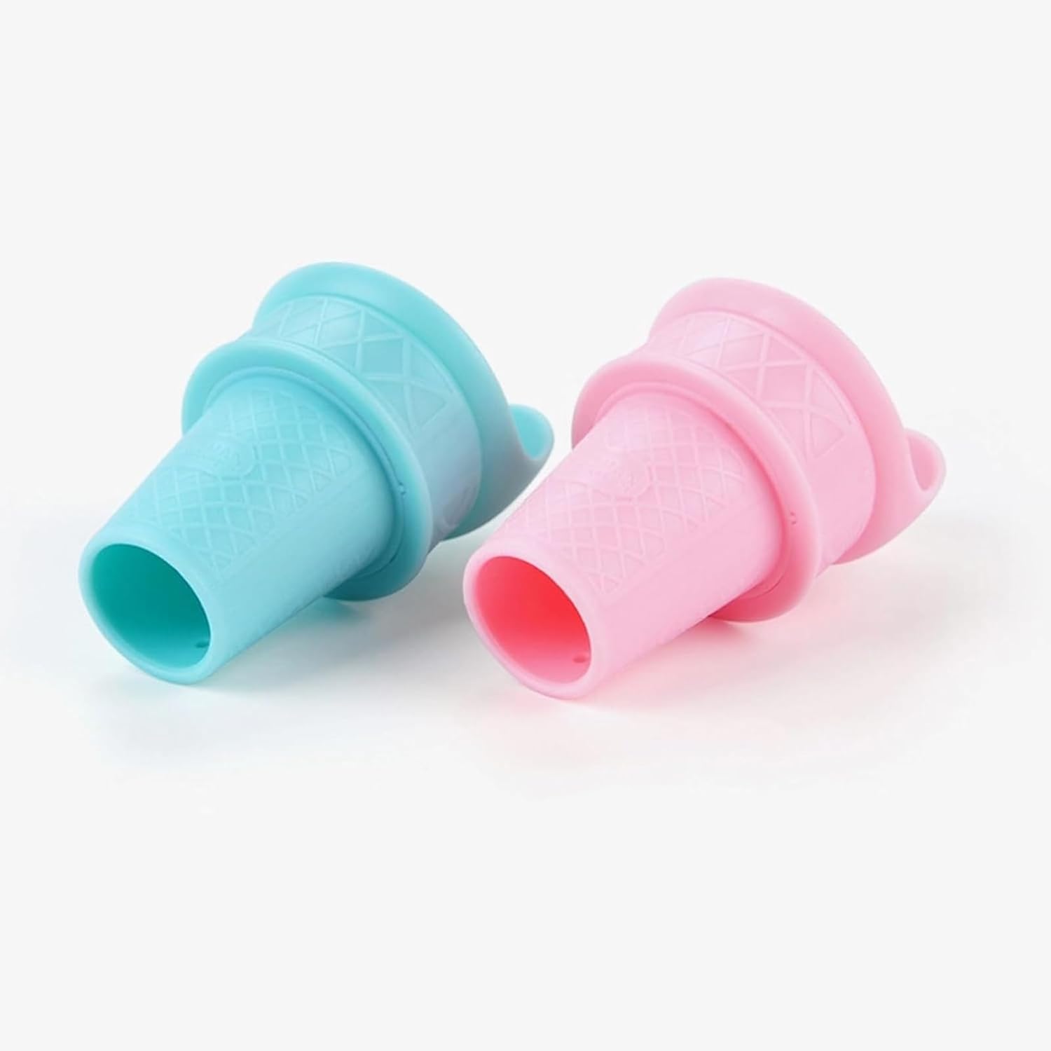 Baderke 4 Supporti Per Coni Gelato In Plastica, Blush E Rosa, Riutilizzabili E Lavabili In Lavastoviglie, Per Feste Di Compleanno E Matrimoni, 5,3x10 Cm