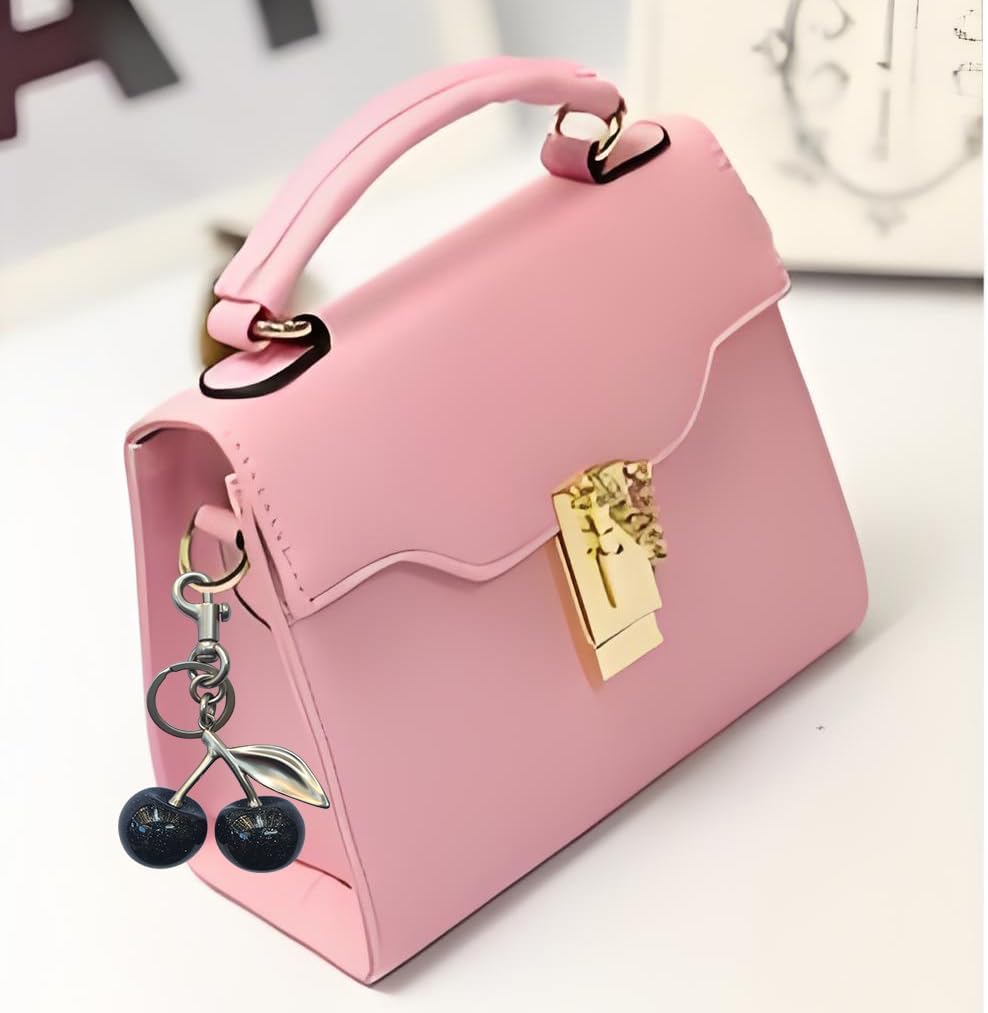 Cherry Keychain for Women - Cute Cherry Bag Charm, Purse Charms for Handbag, Durable Fruit Keychain Accessories