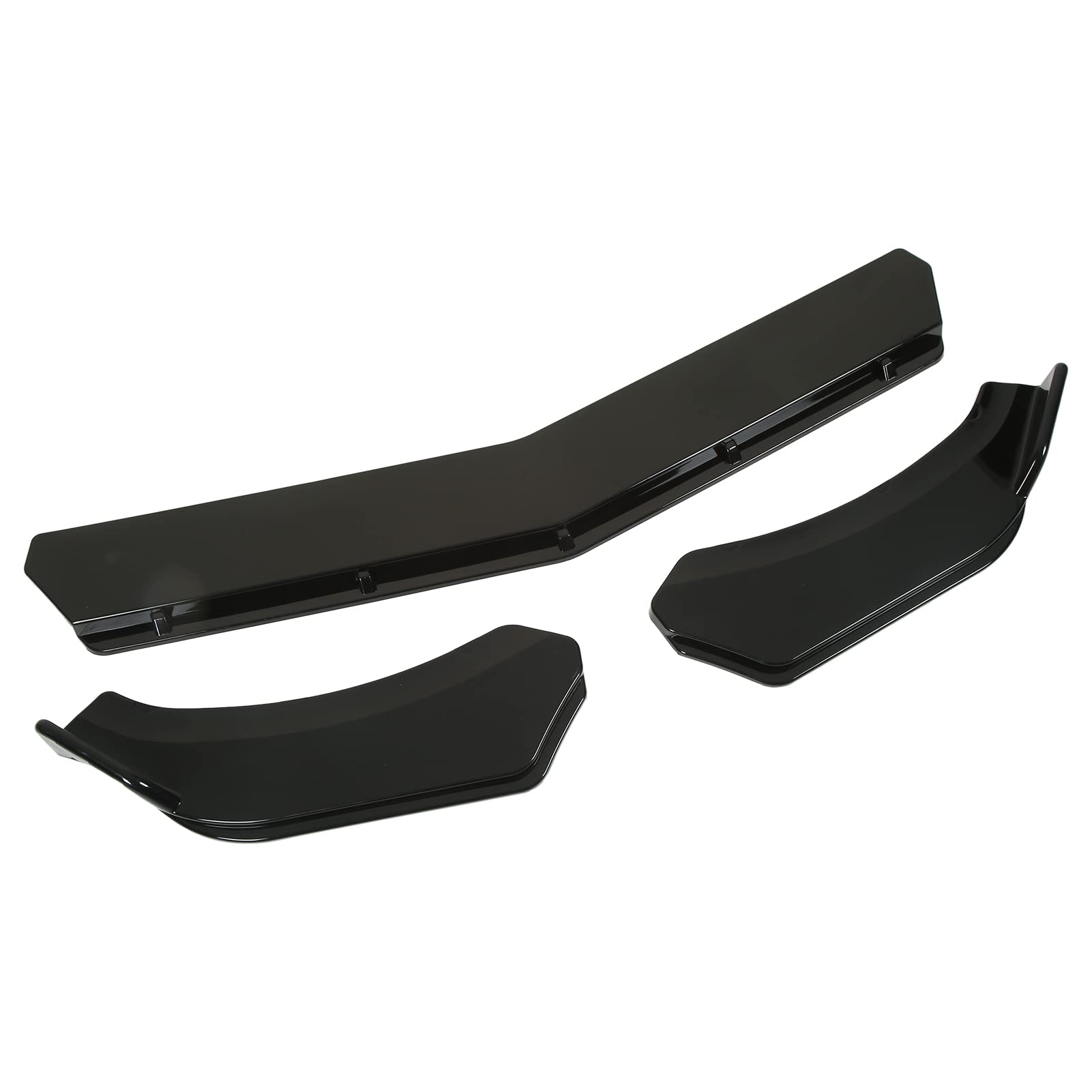 3 szt. Przedni zderzak LiP Chin Spoiler Regulacja Scratch ABS do samochodu