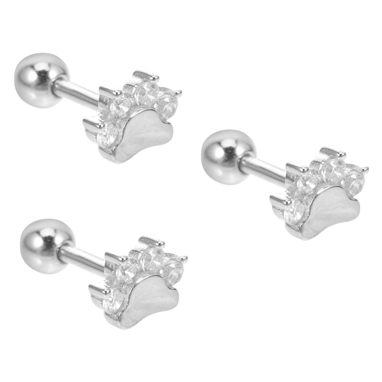 SOIMISS Pendientes Con Estampado De Pata Pendientes De Pata Pendientes De Pendientes De Boda Para Novias Pendientes De Pata De Perro Pendientes Para Pendientes Geniales