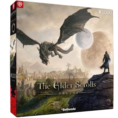 Good Loot Gaming Puzzle Elder Scrolls Elsweyr Computerspiel Spielepuzzles für Jugendliche und Erwachsene Freizeitideen Inspiriert Durch EIN Computerspiel | 1000 Teile | 68 x 48 cm