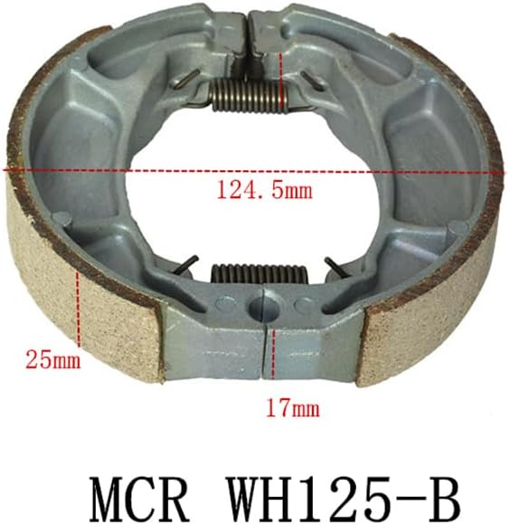 互換性のあるブレーキシューセット スペイシー 100 SCR100 SCR 100 品質リアドラムブレーキ用