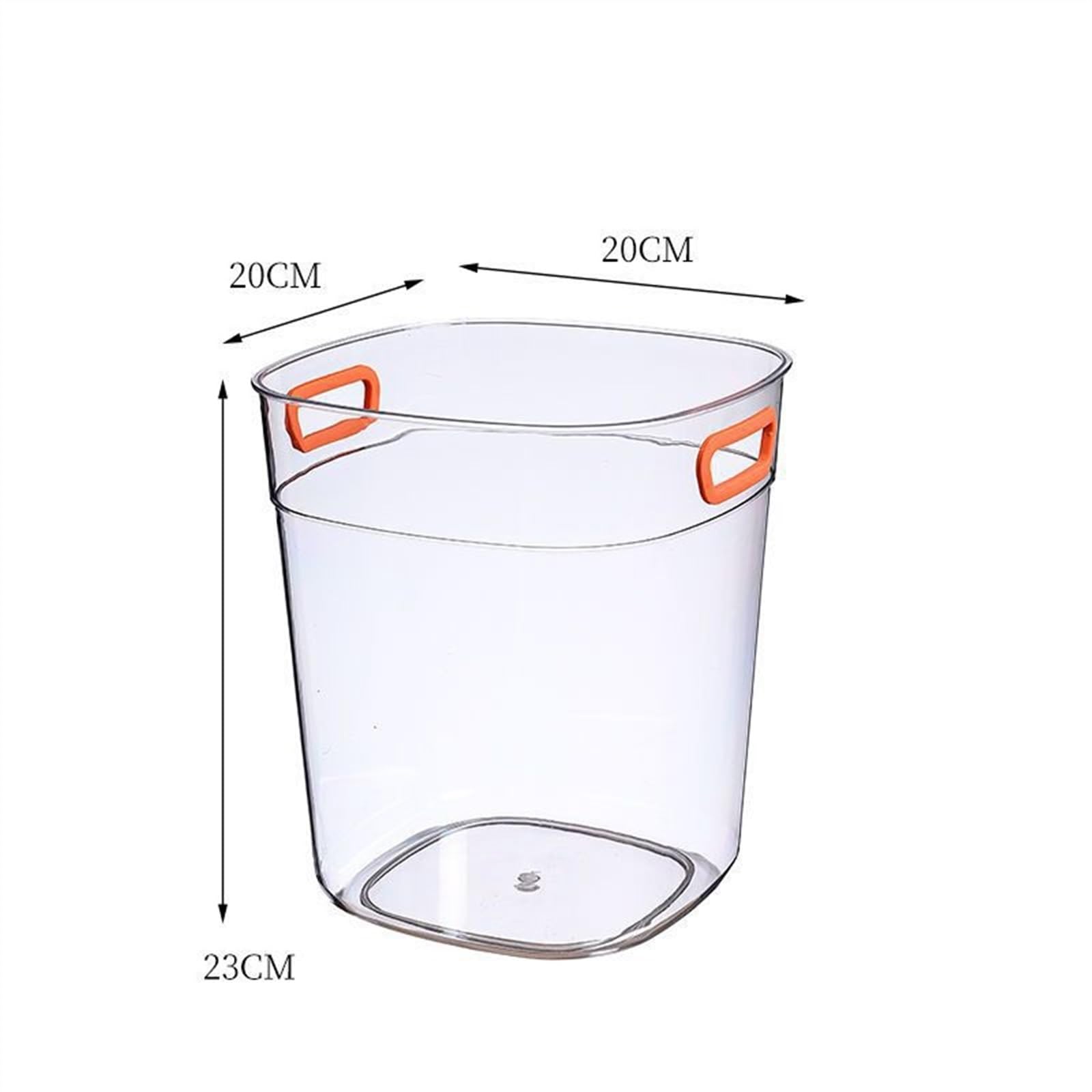 Portabilität Eiskübel for Zuhause, Bieraufbewahrung, Eimer for Picknick im Freien(Transparent)