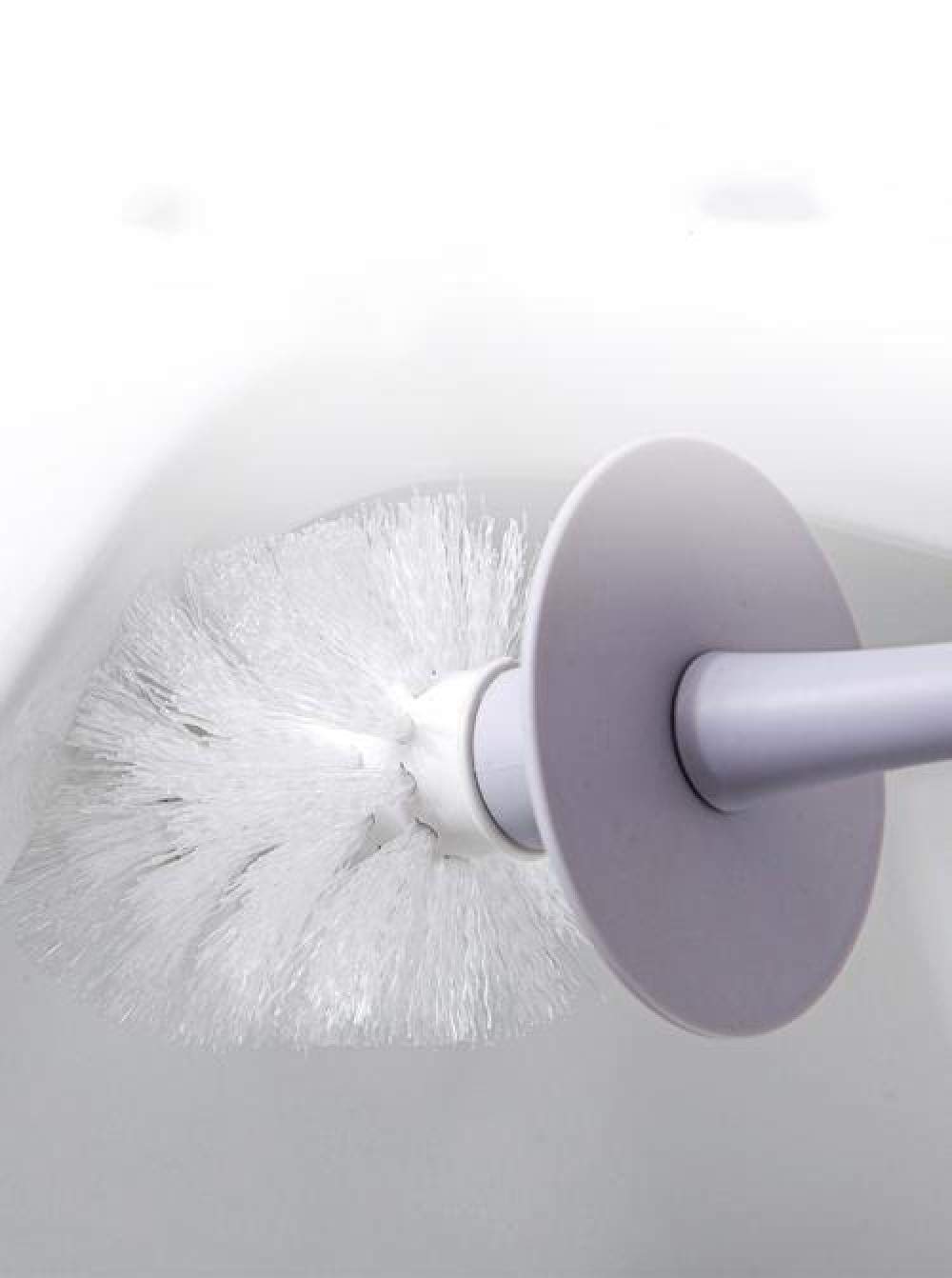 Set scopino per WC in Silicone con Supporto - Detergente per WC a Parete, Senza Angoli Morti, perforatore, Bagno Facile da Pulire, Essenziale per l'uso Domestico