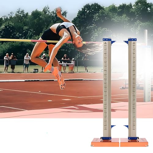 Probador de estándares de salto alto para pista y campo, equipo de salto alto móvil para entrenamiento de competición de escuela media y secundaria