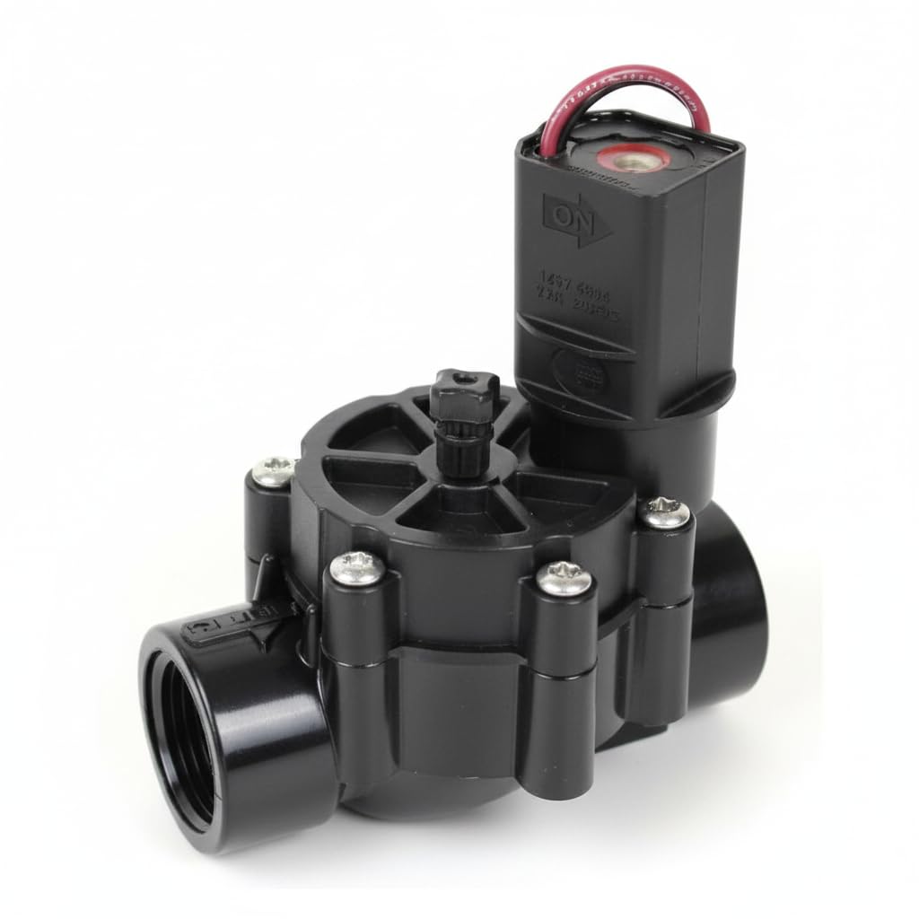 Rain Bird 100-DV 9V – Électrovanne d'irrigation, 9 V, 2,5 cm (1") Gris