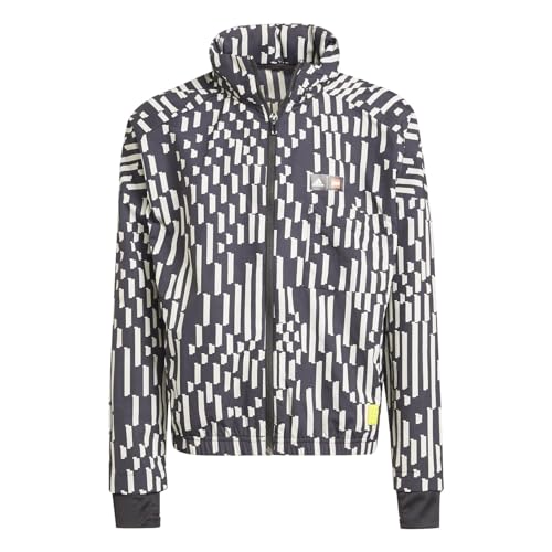 adidas GU4277 U LEGO M WINDB Jacket Unisex Kids metal grey/black/yellow/real magenta 1112