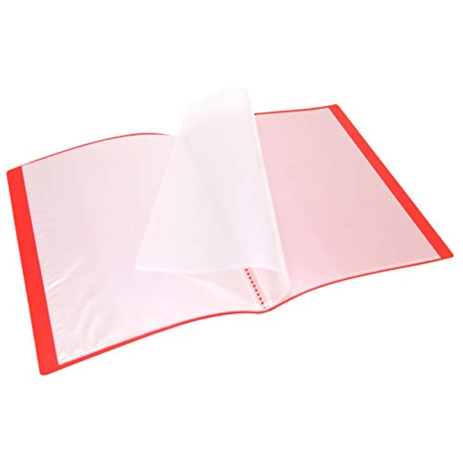 WAYTEX 931402 Document Protector A4 40 Sides 20 Pockets Polypropylene Cover Red