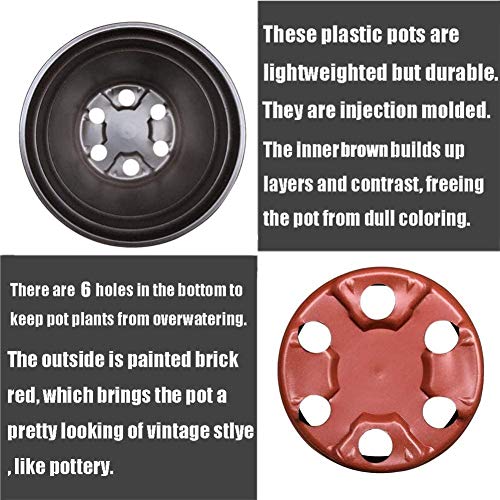 Plastic Nursery Flower Plant Pot 80 Pack Seedling Starter Pots For Little Garden Pots To Repot Succulents And Small Plants #TOP2