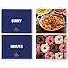 50 Food Double Sided Flash Cards - Nutritious Fruits, Heathly Vegetables, Yummy Desserts & Snacks - Educational Learning Picture Cards for Kids, Adults, Speech Therapy, ESL, ABA, Autism, Dementia