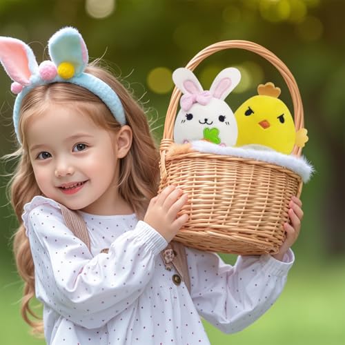 4pack6incheasterstuffedplushtoysforkidsboysgirlstoddlerseasterbasketstuffersfillersgifts Urban Country Home Decor 4 pack 6 inch easter stuffed plush toys for kids boys girls toddlers easter basket stuffers fillers gifts urban country home decor