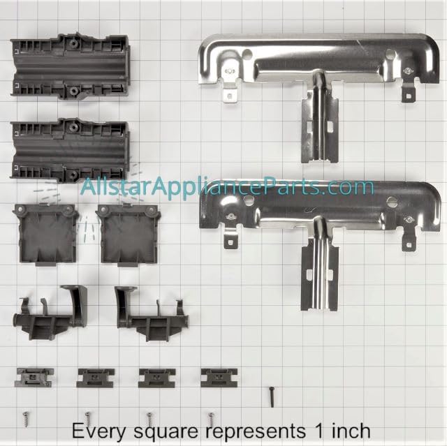 W10712395 Dishwasher Upper Rack Adjuster Kit
