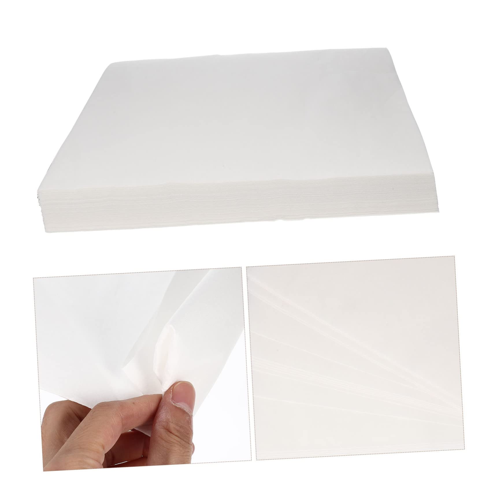 100 Pezzi Carta Naturale per Gabbie Uccelli Cuscino per Gabbia Pappagallo Tappetino Assorbente Senza Polvere Rivestimento Fondo Gabbia Sicuro per Uccelli