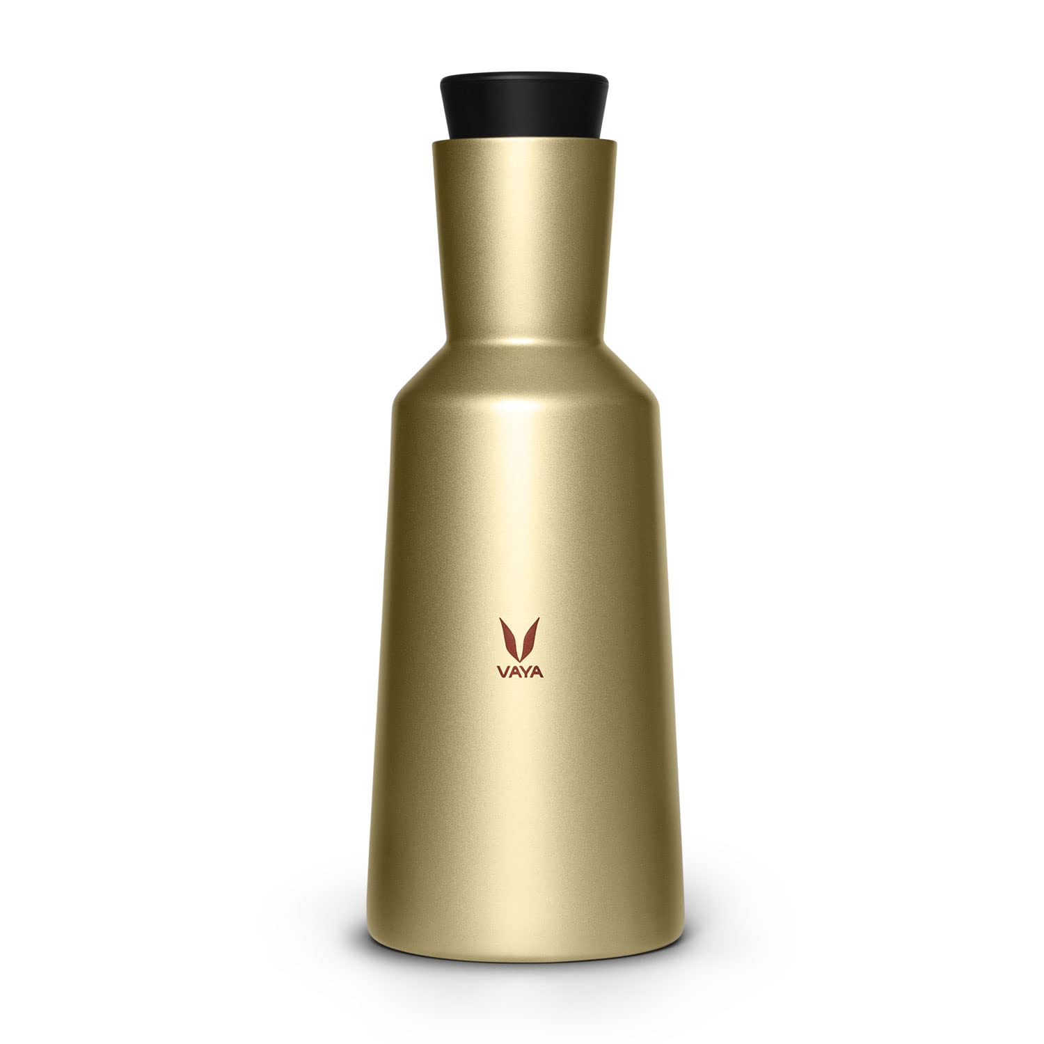 Vaya Carafe Thermosteel Pitcher for Serving, Keeps Coffee Hot/Cold for 48 Hours, Perfect Water Dispenser for Your Dining Table, Insulated Stainless Steel Jug with Flow-Control Lid, 1200 ml, Gold (B0B6PYLX62) Amazon Price History, Amazon Price Tracker