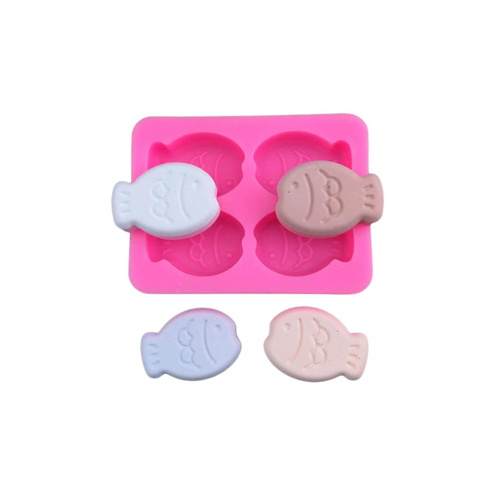 Tsophreniq Silicone Fondant Molds Candy Fish Shaped Silicone Baking Supplies Baking Suitable for Clay Clay