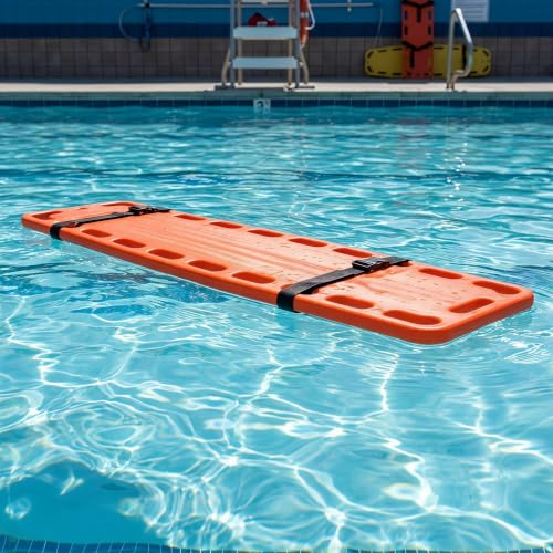 Camilla para salvavidas en playas y piscinas con diseño plegable de plastico 4