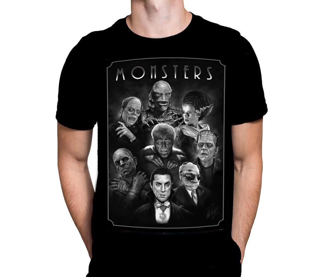 Wild Star Hearts WSH - Shaun of The Dead - Horror Comedy Black Comedy Halloween Film Fan Merchandise Men's Black T-Shirt