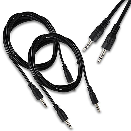 Harper Grove Cable AUX 3.5mm macho a macho 3ft pack 2 miniatura 1