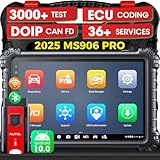 Autel MaxiSys MS906 PRO Scanner, 2025 MS906Pro Same as MS906 MAX, Top ECU Coding Elite 2.0 of MS906BT MP900BT MP900 MS908S, Bidirectional 3K+ Test, OE All Sys, CAN FD DoIP, 36+ Service, AutoScan 2.0