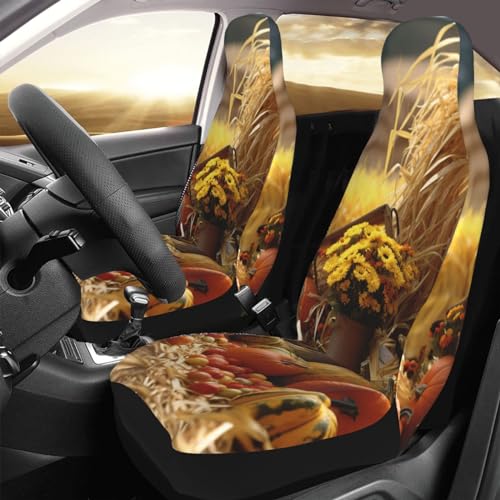 Housse de siège de voiture universelle lavable | Lot de 2 protections élastiques SUV et berline