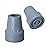 Kotiorname Cane Tips 3/4 Inch Heavy Duty Rubber Cane Tips Replacement 2 Pack, Gray