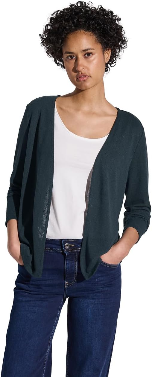 Street One Gebreide Jurk - Black / Zwart | - Cotton Blues