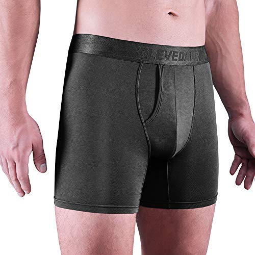 Men's Underwear 3 Pack Micro Modal Boxer Briefs Open Fly3