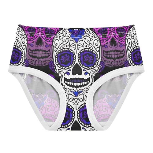 Cotton Girls Underwear Toddler Sugar Skulls Cute Panties Girl Fun Briefs Kids Undies 2t