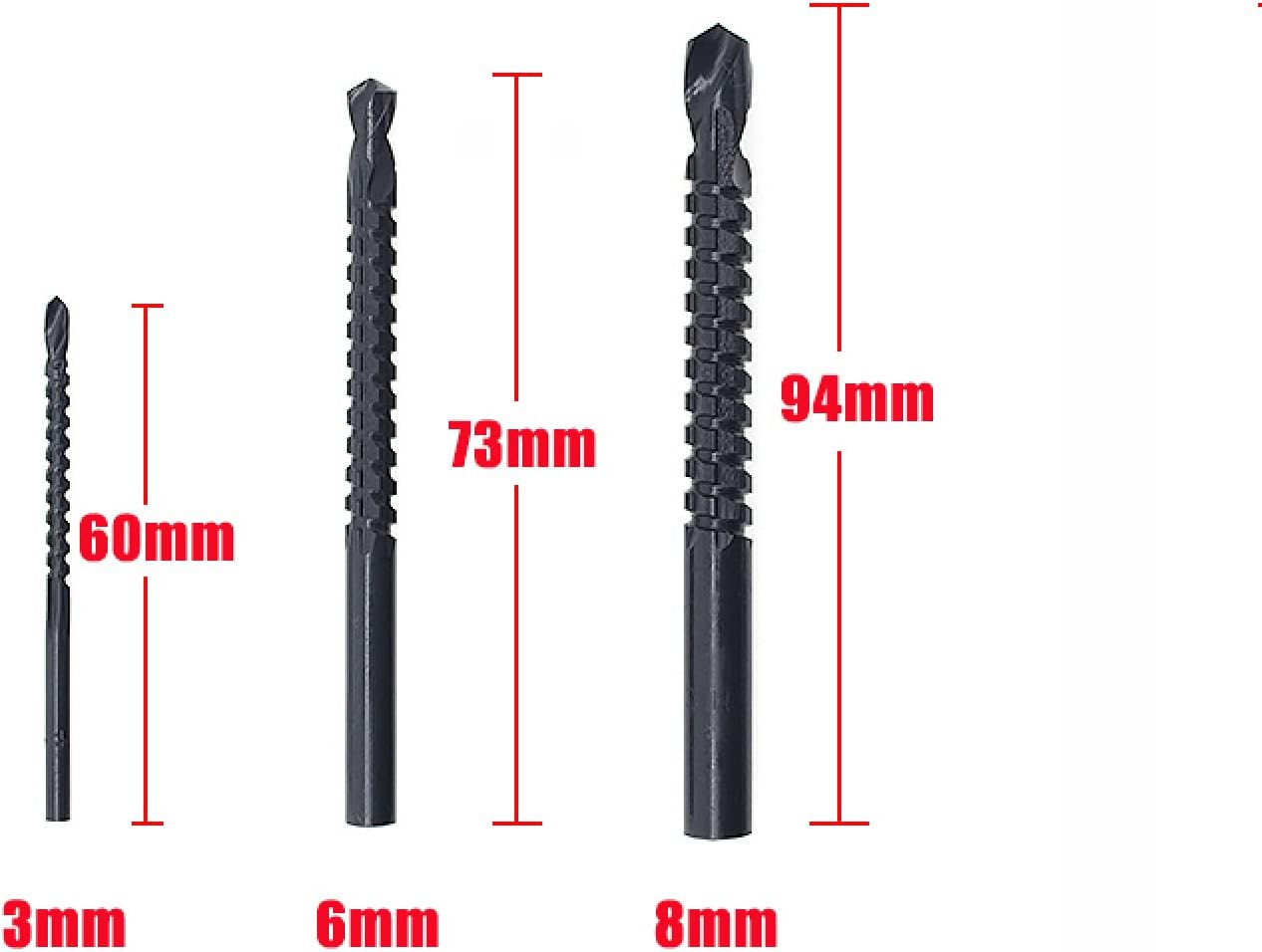 6Pcs Set 4-32mm Composite Tap Twist Step Drill Bit Set HSS Nitroge