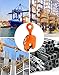 Senhill Vertical Plate Lifting Clamp Metal Steel Plate Transportation Clamps 2T / 4400lbs, Jaw Opening up to 1.2 inch, Sheet Metal Welding Clamp for Lifing and Building