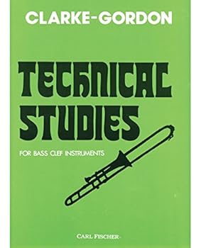 Sheet music Carl Fischer Clarke-Gordon Technical Studies for Bass Clef Instruments Book
